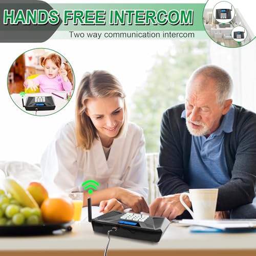 image for SANZUCO Intercoms Wireless for Home, Upgraded 5300ft Intercom 9 Channe