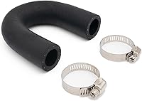 Vista 6 de 551699 Manguera de derivación de núcleo de calentador con 2 abrazaderas para motor de la serie LS o LT - extremo de 5/8 pulgadas y extremo de 3/4