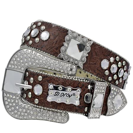 150 hochwertige Western-Gürtel für Damen, Cowgirl-Gürtel, Rodeo-Gürtel, Übergröße, Westerngürtel für Cowgirls, Braun-cl, Large Cover