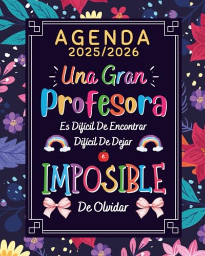 Regalos Originales Para Profesores: Elegante Planificador y Organizador Semanal | Regalo Profesora.
