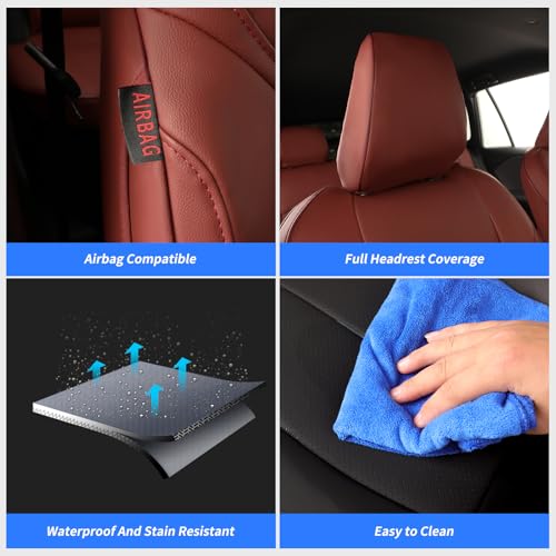 Image of coverdream Seat Covers Custom for Toyota 2026 RAV4 Hybrid(LE /XLE Premium)