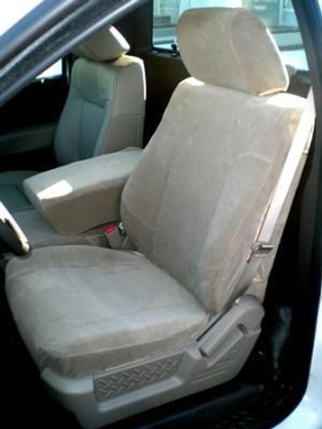 Durafit Seat Covers, Made to fit 2009-2010 F150 XL and STX 40/20/40 Split Seat with Solid Center Armrest. Made in Conceal Camo Endura