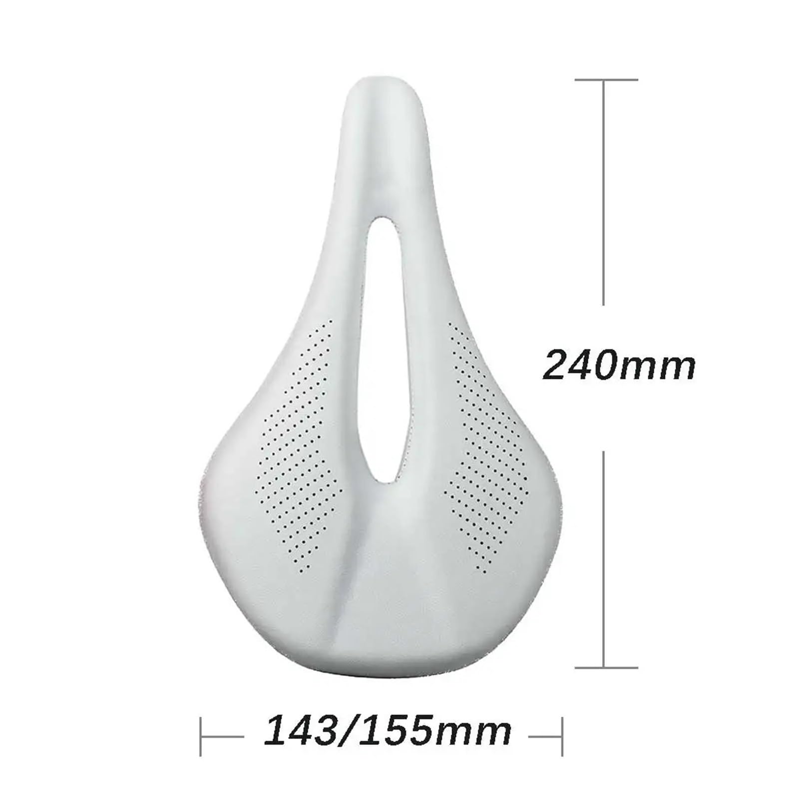 Sillín de Carbono for Bicicleta, sillines Carretera MTB 240x143mm/155mm