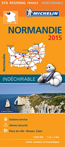 Normandie 17513 carte michelin kaart 2015
