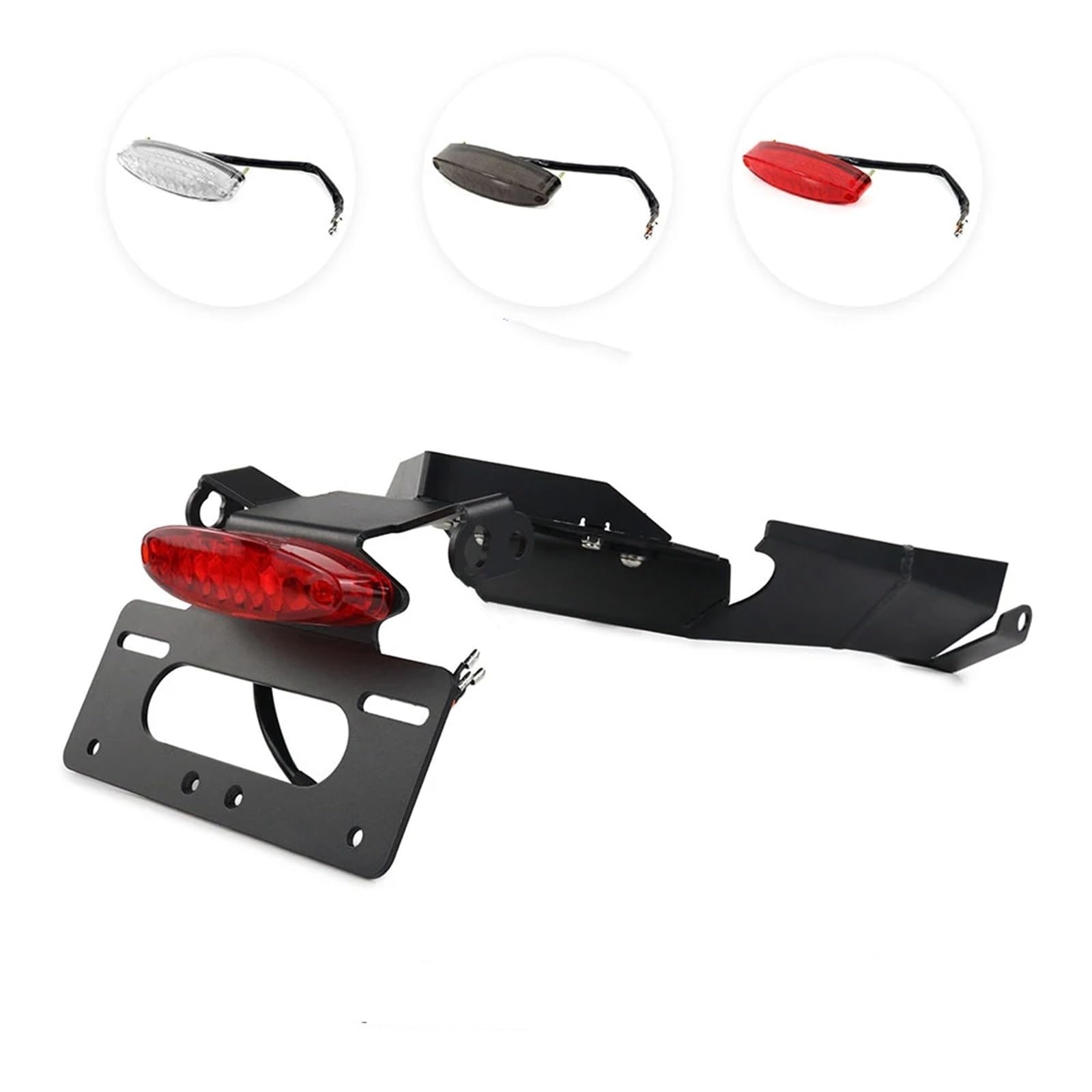 Kennzeichenhalter Kompatibel Mit F900R Für F900XR 2020-2024 Heckkotflügel-Eliminierungssatz Motorrad-Kennzeichenhalter Nummernschildhalter(Red)