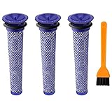 ❤ 【REEMPLAZA EL NÚMERO DE PIEZA】: El filtro de reemplazo de partes y accesorios del aspirador para Dyson V8, V7, V6, DC58, filtro frontal compatible con DC59 reemplaza a la pieza # 965661-01. El kit de reemplazo contiene 3 reemplazos de filtros previos para las aspiradoras Dyson DC58 DC59 V6 V7 V8.