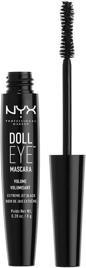 NYX PROFESSIONAL MAKEUP Doll Eye Mascara, Volume, Black