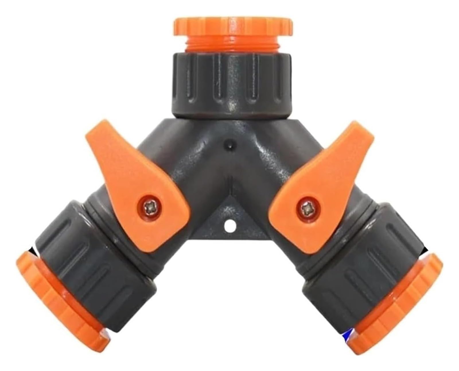 Raccordo per Rubinetto da Giardino, Sdoppiatore a Y for Tubo da Giardino 2 Pezzi con Filettatura 1/2 e 3/4 Pollici, Multicolore, Regolabile in direzioni