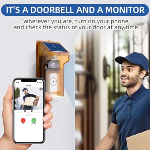 Caméra de sonnette intelligente avec interphone pour la sécurité - 5