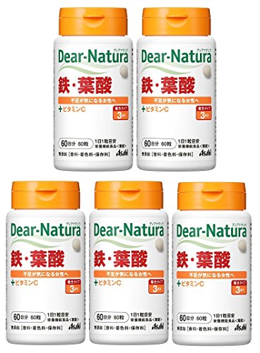 【まとめ買い】ディアナチュラ 鉄・葉酸 60粒×5個の商品画像（Amazon）