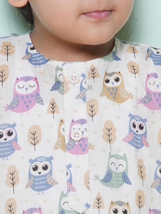 Image of AJ DEZINES Kids Ethnic Wear Pure Cotton Dhoti Kurta Set For Boys