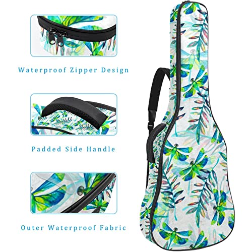 Étui à dos rembourré pour guitare acoustique classique Motif libellule Bleu, Multicolore 05, 42.9×16.9×4.7 in… - Les Beatles, Paul McCartney, John Lennon, RIngo Starr, George Harrison Étui à dos rembourré pour guitare acoustique classique Motif libellule Bleu, Multicolore 05, 42.9x16.9x4.7 in… – Image 5
