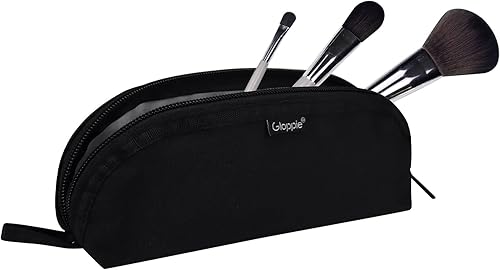 Miniatura 7 de Gloppie Estuche de viaje para brochas de maquillaje portátil, Negro -
