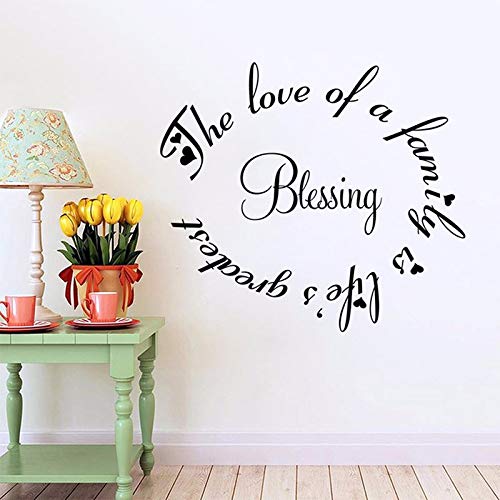 58x51cm, Wall Stickers, Bedroom Wall Stickers, Family Love