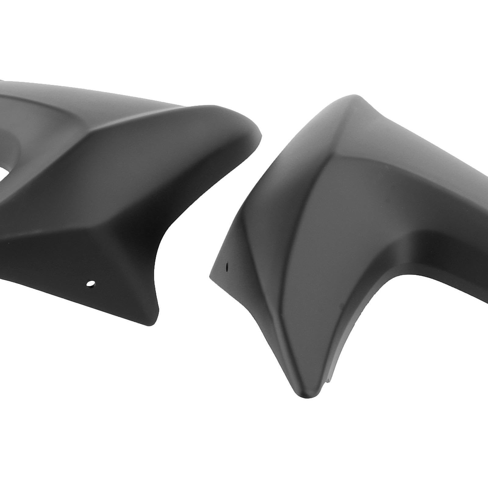 VUIUYOIES Paire de protections de carénage de cache-radiateur pour ER6N 2012-2015 Élégantes et durables, Noir mat