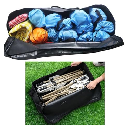 SCHIK Camping Equipment Storage Bag Outdoor Traveling for Men's Women Luggage Travel Duffle Backpack Waterproof Large Hiking Handbags(100L Coffee)4