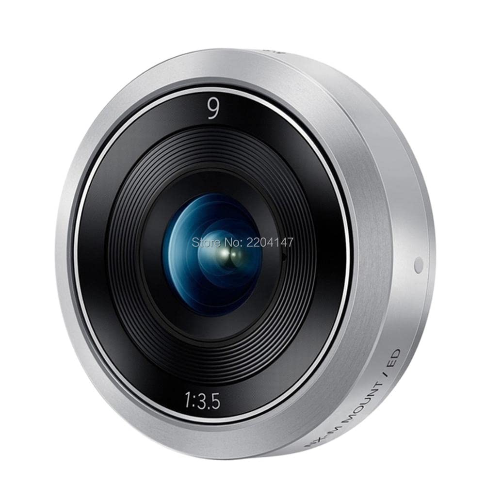 Lente NX-M 9 mm f/3.5 Lente de Enfoque Fijo Compatible con Samsung NX Mini SLR en Miniatura