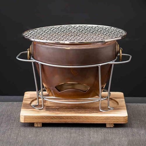 Barbecue d'intérieur en poterie pour vos soirées grillades sur table