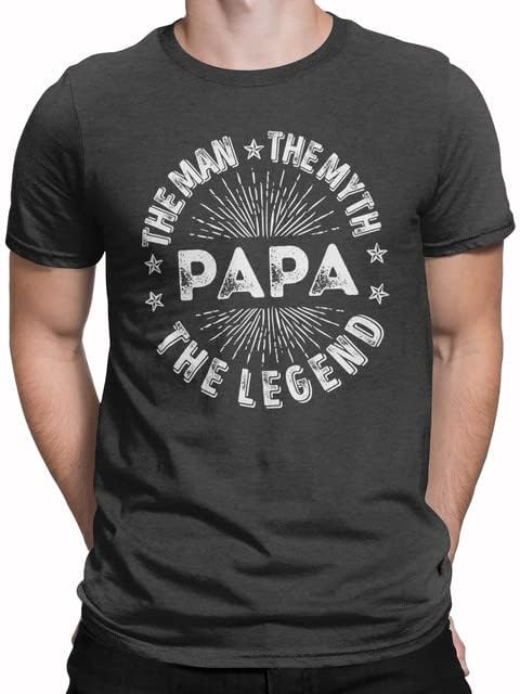 Camiseta estampada con la leyenda The Man The Myth The Legend. Camiseta para papá, abuelo