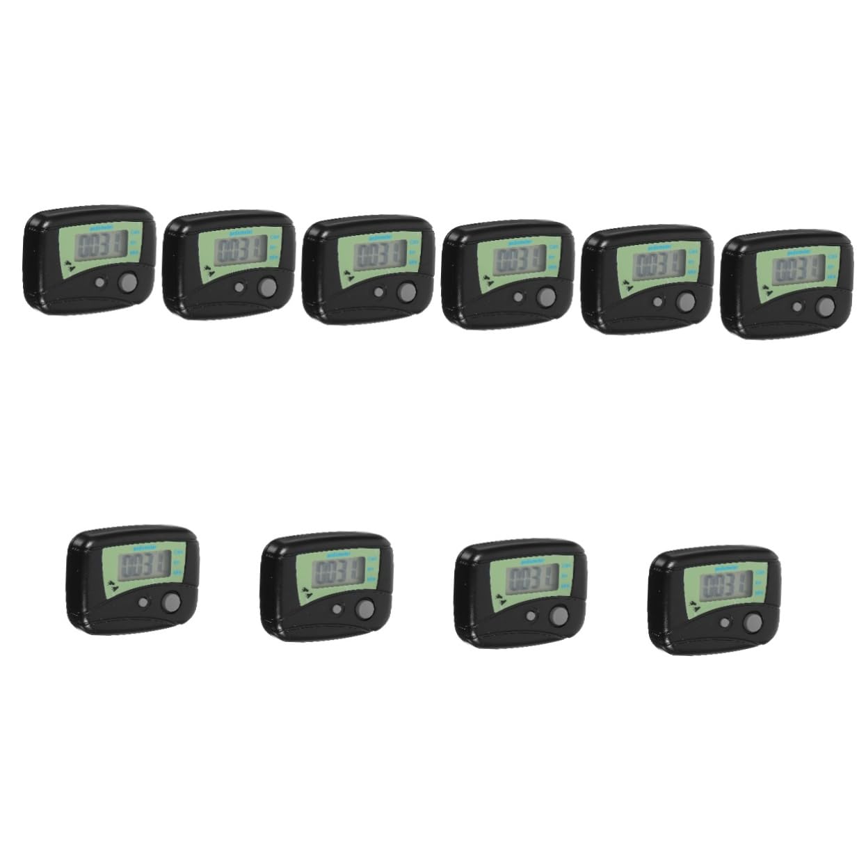 BESPORTBLE 10 Piezas Contador de calorias podómetro Multifuncional portátil tallimetro medidor de Distancia podómetro Contador de calorías Contador de Distancia a pie Adulto encimera