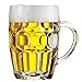 Arcoroc Confezione 3 Calici Birra con Manico 56 cl Linea Britannia Mug Calice Birra Classico Boccale Giarra