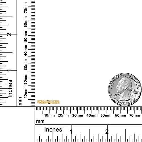 Avora 10K Yellow Gold Polished Stackable Open Heart Ring - Size 3.5 #TOP3