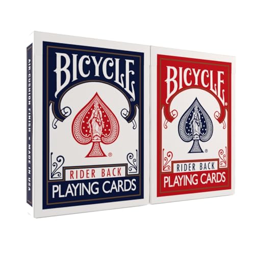 Bicycle Rider Back Playing Cards, Standard Poker Size Deck of