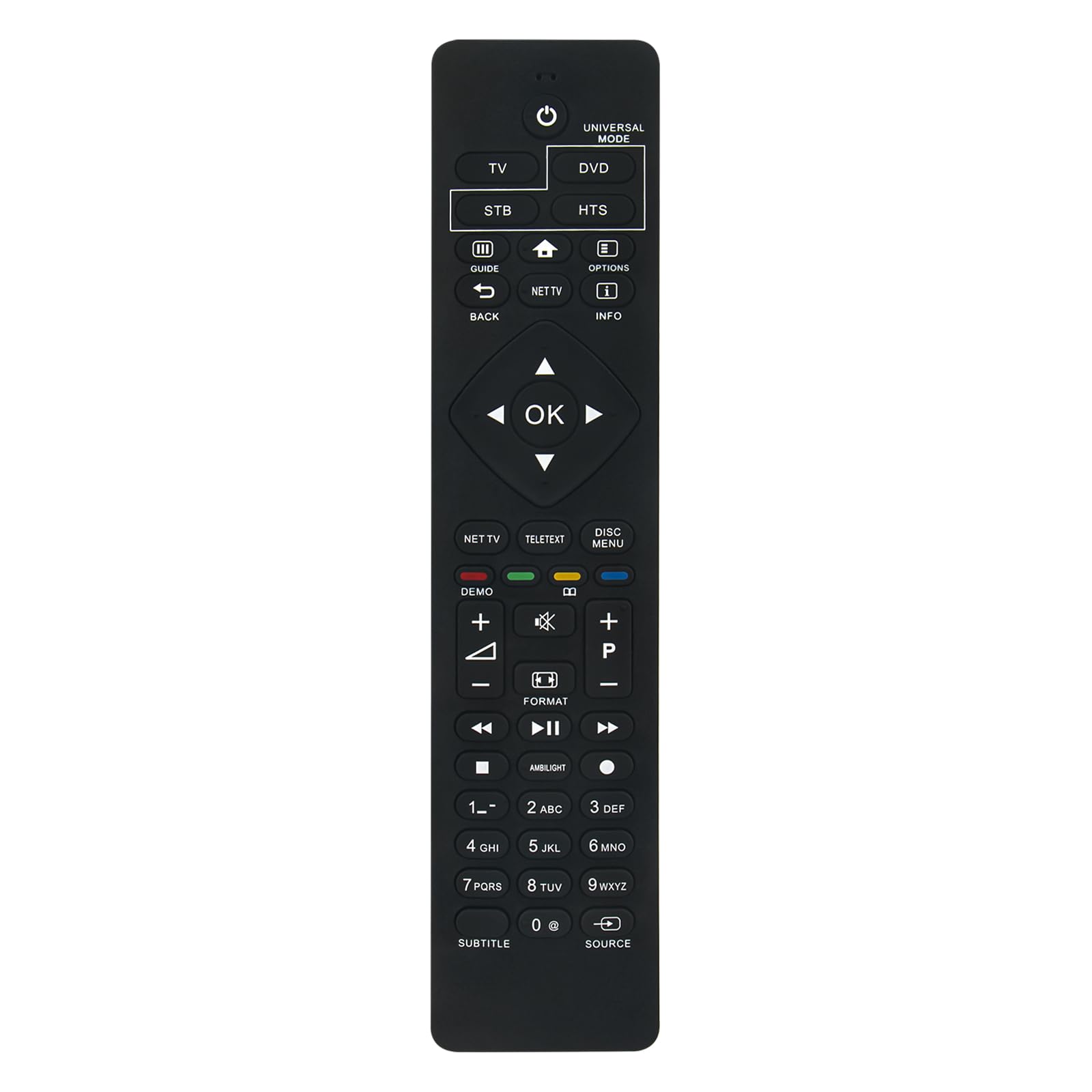 Mando A Distancia De Repuesto Para Philips Smart LED TV 32HFL4462F/F7 32PFL3506/F7 19PFL3504D/F7 22PFL3504D/F7 37HFL4482F/F7 40PFL3706/F7 40PFL3505D/F7 42PFL3706/F7 L3603 D/27 47PFL7403D/27