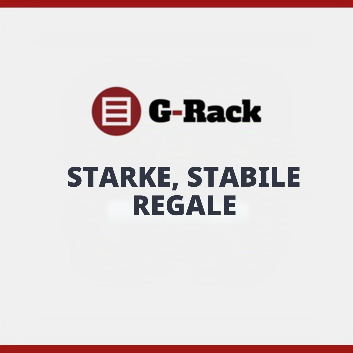 G-Rack Garagenregal: 180 cm x 120 cm x 60 cm, Einzelschacht, grau, 5 Etagen, 175 kg Traglast pro Ebene (875 kg pro Einheit), Zuhause, Büro, Garage oder Geschäftsgebrauch