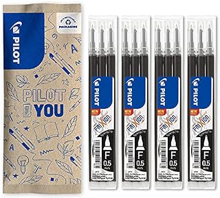 Pilot - 4 x FriXion Erasable Refills for FriXion Point and FriXion Point Clicker - Black - Fine Tip