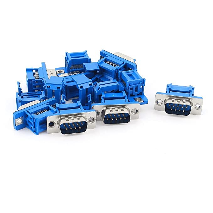 HRtronics® - D-SUB DB9 9 Pin Male IDC Type Crimp Connector for Flat Cable pack of-10 (B0BSH3G324) Amazon Price History, Amazon Price Tracker