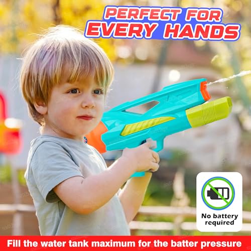 Image of Zest 4 Toyz Holi Pichkari Water Gun for Kids High Pressure Pump Action Water Gun Holi Combo 1 Pkt Holi Color and 100 Balloons for Holi Summer Celebration for Boys and Girls- Assorted
