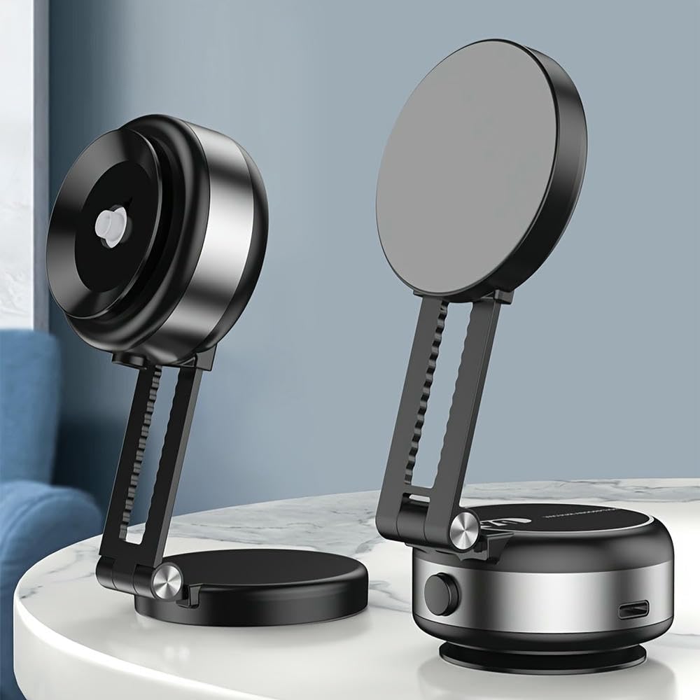Supporto per Telefono da Auto ZBDZSW, Assorbimento del Vuoto, Girevole a 360 Gradi, Ricarica Wireless, Staffa Estensibile, riprese Video, Cabina di Guida