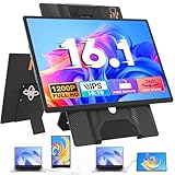 Sitrunda Laptop Screen Extender Portable Monitor, FHD 1200P 16.1' Detachable Monitor Extender for Laptop, Fit for 13-17' Laptops, Compatiable with Windows/Mac/Chrome/Android
