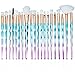 Produktbild 20 Stücke Make Up Pinsel Set Professionelles Schminkpinsel Kosmetikpinsel Lidschatten Gesichtspinsel Eyeliner
