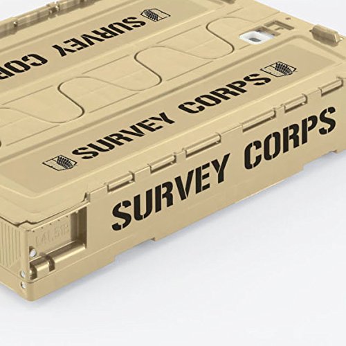 SANKO 進撃の巨人 折り畳みコンテナ Amazon.co.jp: 進撃の巨人 調査兵団折りたたみコンテナTANカラー