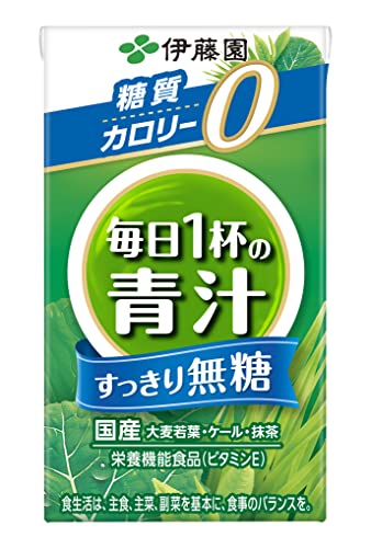伊藤園 毎日1杯の青汁 すっきり無糖 125ml×24本 紙パックのサムネイル
