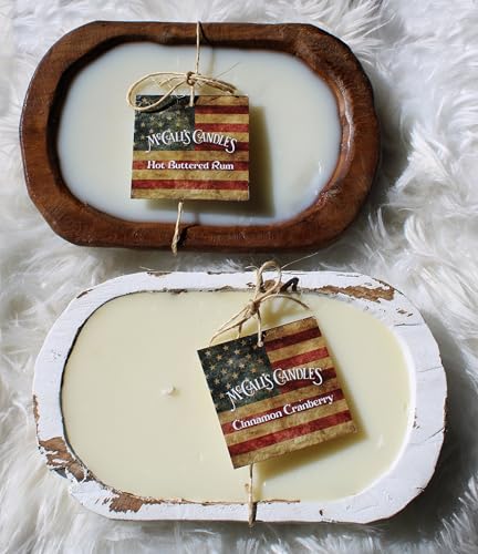 Image of McCall's Candles | Plowed Earth | Rustic Tractor-Shaped Bread Bowl Candle | Multi-Wick with Crackling Wooden Wicks | USA-Poured Wax | Farmhouse Decor