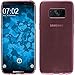 Produktbild PhoneNatic Case kompatibel mit Samsung Galaxy S8 Plus - rosa Silikon Hülle transparent + Flexible Folie
