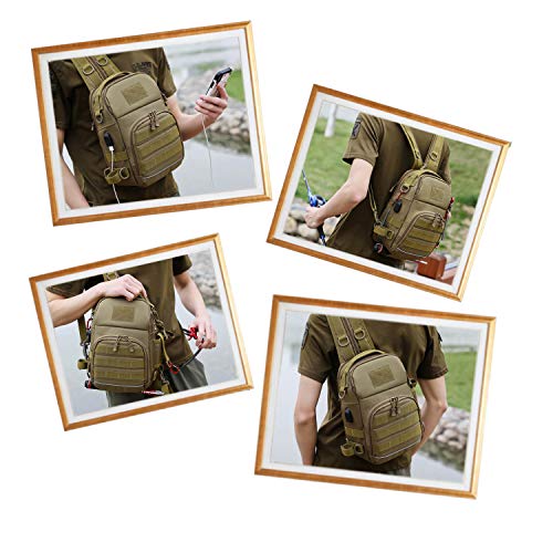 Ylinsha Fishing Backpack,Fishing Tackle Backpack,Fishing Knife, Fishing Tackle Boxes,Light Fishing Bag, Suitable For Outdoor Cycling,Hunting, Freshwater, Saltwater Fishing #TOP5