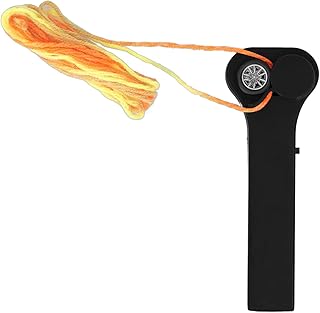 Mokernali Rope Launcher Propeller，Electric Rope Launcher Toy for Kids Electric Zip String Thruster Rope Controller Propeller(Black)