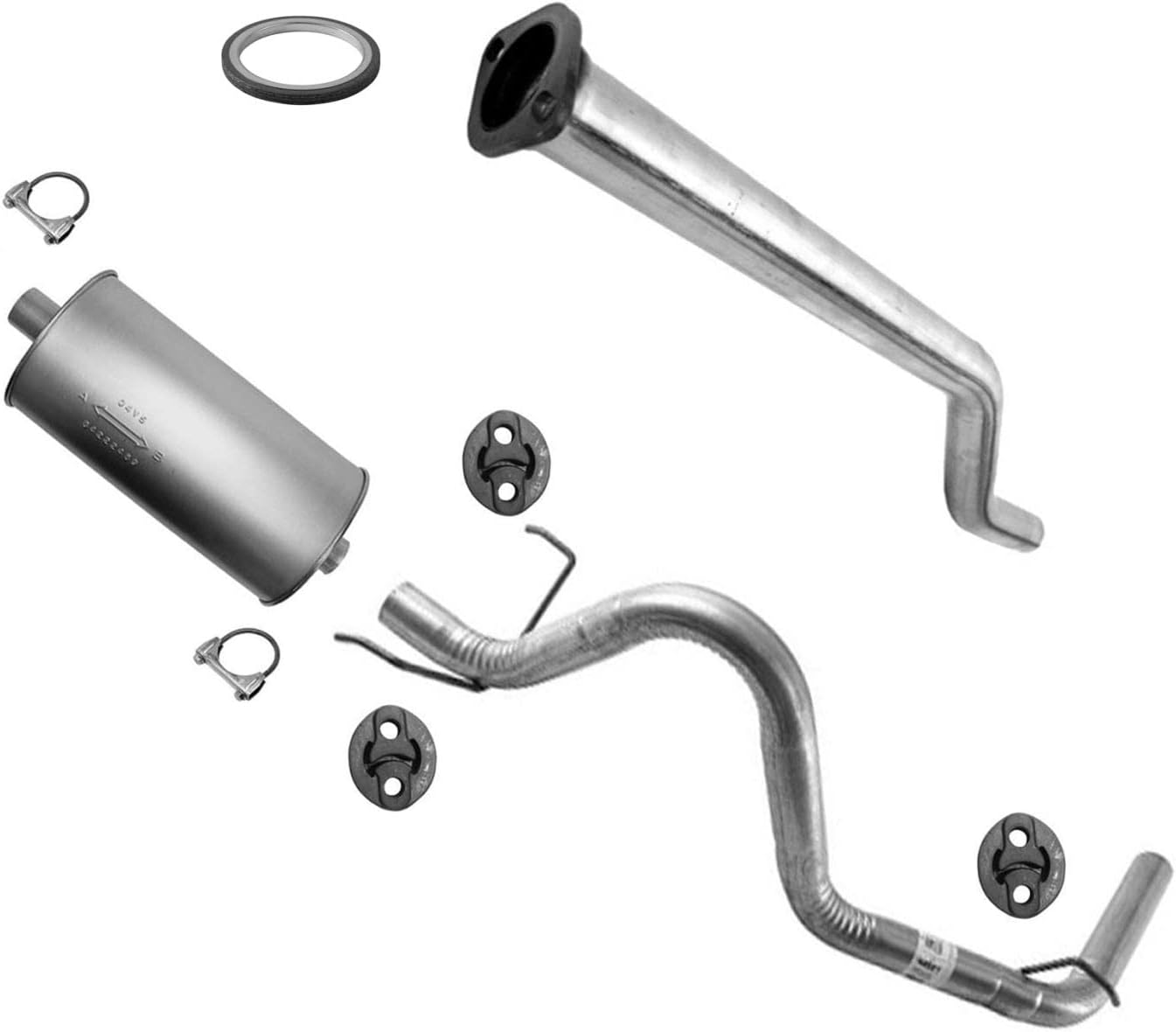 Extension Pipe Muffler Tail Pipe Replacement Parts For Toyota Tacoma 2.7L 2016 2017 2018 2019 2020