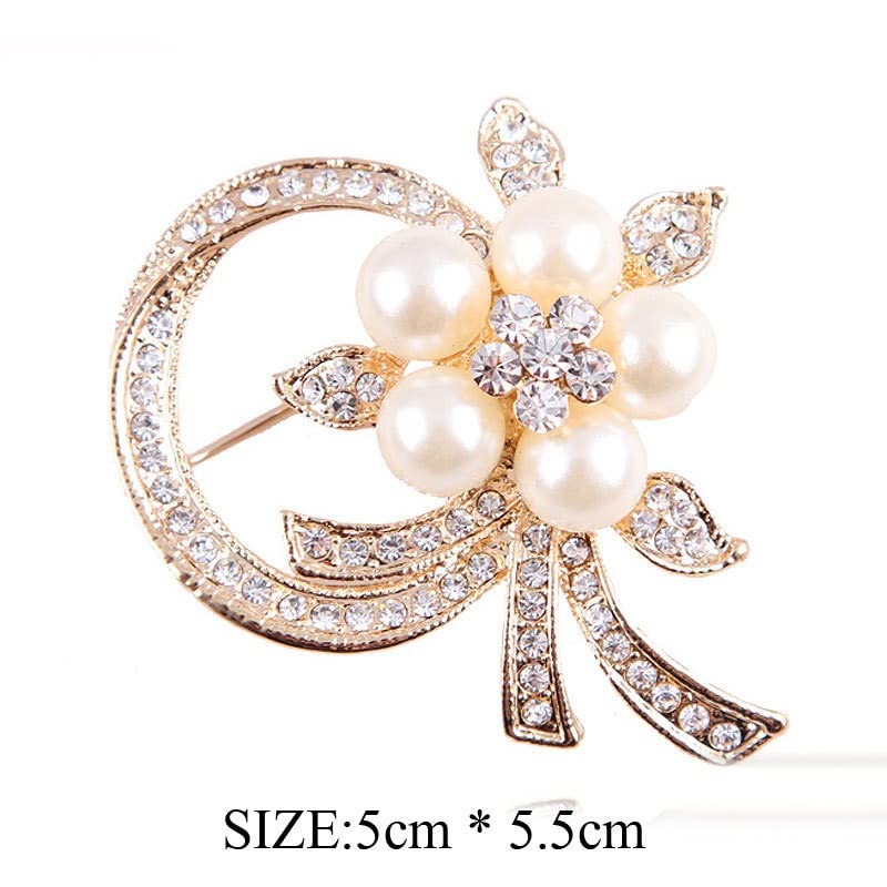 Broche Couronne de Perles : Le Cadeau Idéal pour Femmes - 6
