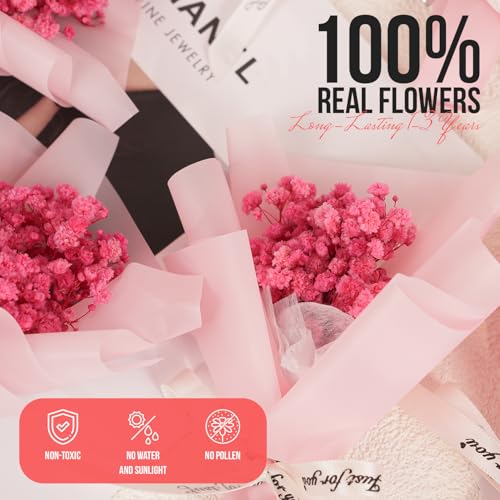 6 Pack Mini Bouquet de Flores Secas Preservadas miniatura 4