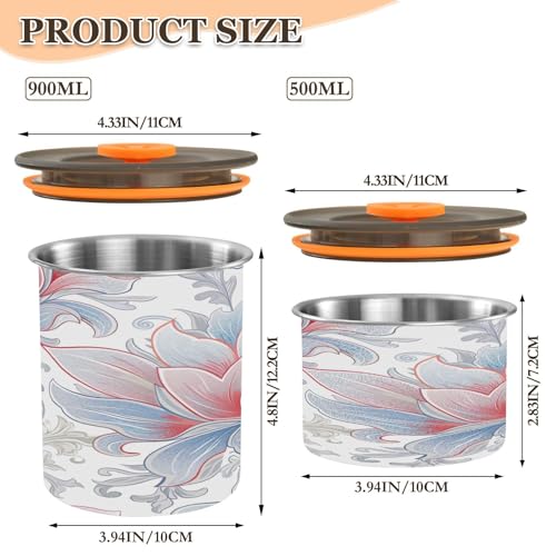 Contenedor Hermético para Café de Acero Inoxidable Qilmy 30oz miniatura 3