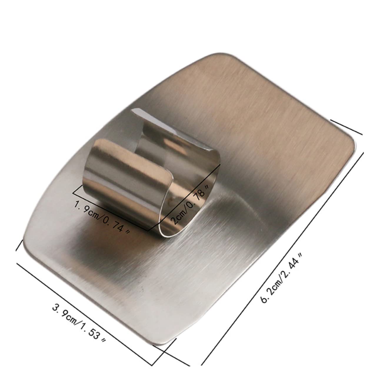 COLLBATH 1 Pc Stainless Protector Cut Vegetables Care Protection Tool for Home Kitchen