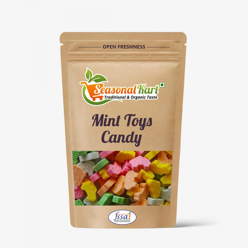 Seasonal Kart Mint Toy Candy 400 gm Mint Flavour Khatti Meethi & Chatpati Edible Toy Goli for Kids, Young Ones, the Senior Citizens. Just for Everyone