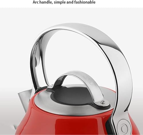 Hervidor eléctrico de 1.25 l42.3 oz, hervidor de té con diseño de interruptor de un solo toque, función de seguridad automática, caldera de agua