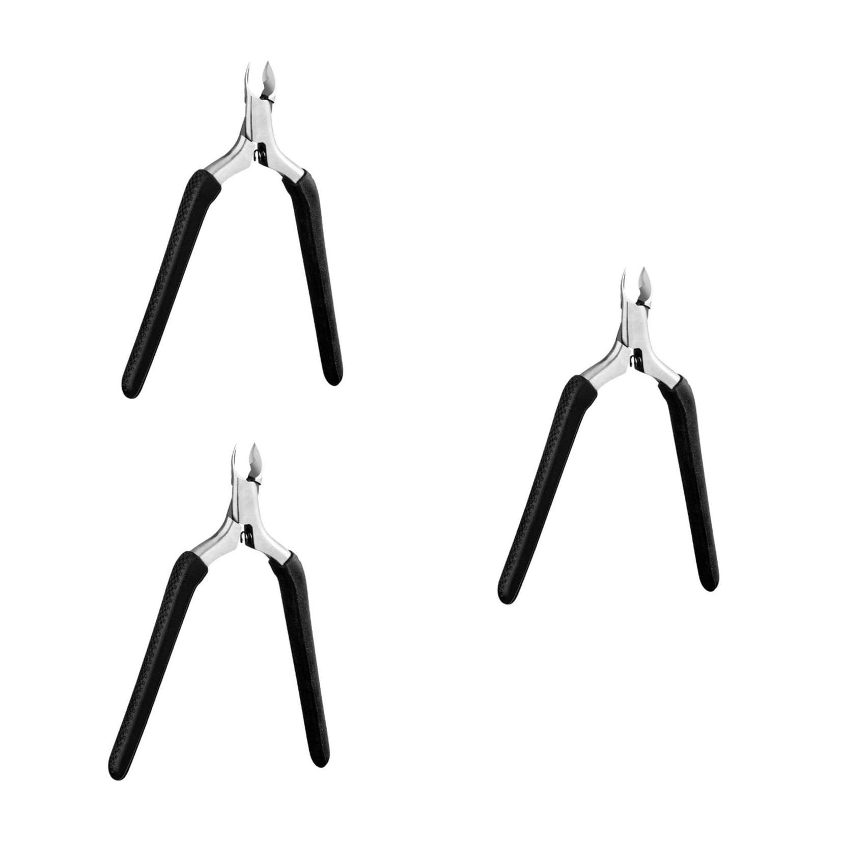 minkissy 3 Pz Forbici Da Cuoio Strumento Per Manicure Tagliaunghie Domestico Trimmer Per Pelle Morta Strumenti Domestici Forbici Compatte Pedicure Strumenti Per Manicure Gel Di Silice