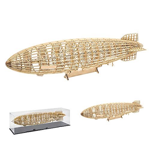 Rompecabezas 3D de dirigible de madera a escala 1:453 para construir